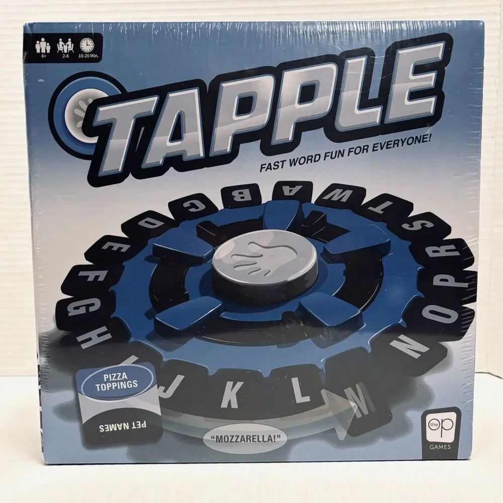 TAPPLE Board Game Blue USAopoly Word Game New Sealed Requires 2 AA Batteries